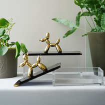 ladylike pop style brass puppy jewelry storage box cosmetics tabletop tableware acrylic display box