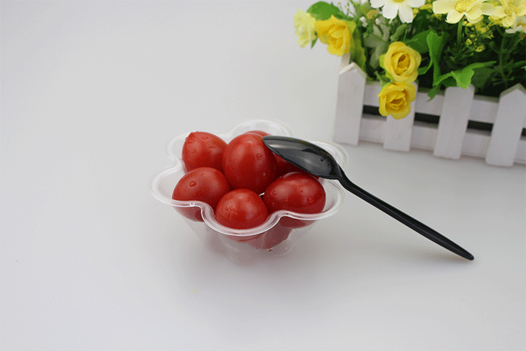 一次性塑料梅花刨冰碗kfc沙冰水果沙拉碗绵绵冰碗冰淇淋碗包邮_7折