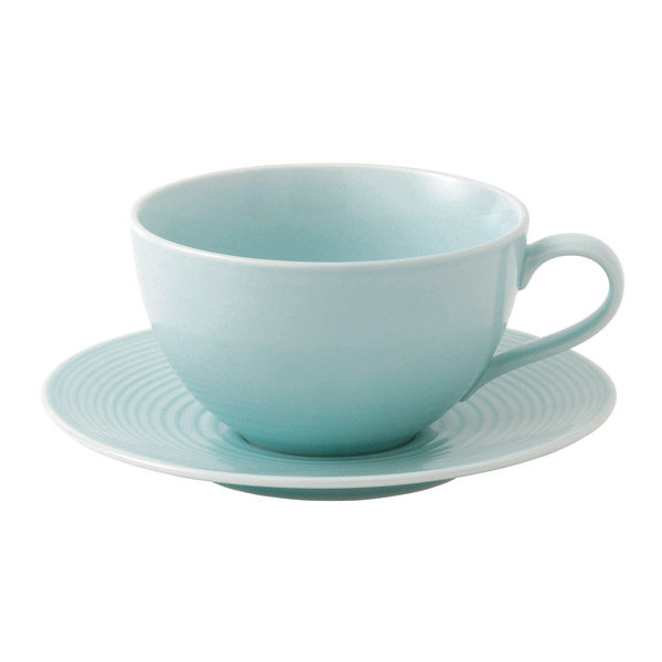 royal doulton gordon ramsay maze下午茶 茶杯配碟陶瓷餐具浅蓝