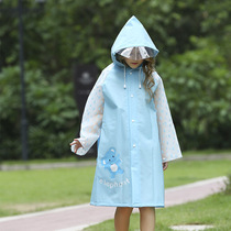 EVA Childrens cartoon raincoat male and female childrens nursery school childrens raincoats with bag-level rain cape factory