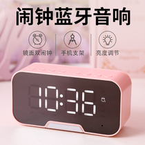 Alarm clock student with a minimalist special small table female child bedroom headboard muted luminous girl desktop electronic clock