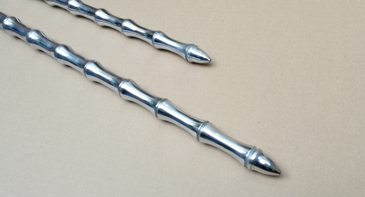 秦琼不锈钢双锏双鞭打神鞭十八般古冷兵器武术表演道具钢鞭未开刃