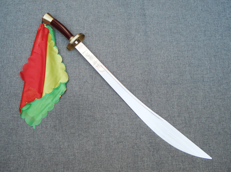 龙泉正品女士专用款太极刀不锈钢半软半硬武术晨练表演包邮未开刃