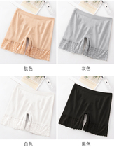 New pure cotton unflappable flat corner briefs Ladies medium-high waist safety pants Summer anti-walk light Seamless High Pop-up Hip Pants