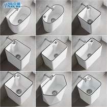 Binks bathroom Nordic balcony ceramic wash mop pool pub home toilet floor-standing mop pool