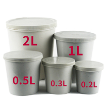 Accessories paint Cup disposable car paint tank solvent liquid plastic barrel sealed cup thickened with lid