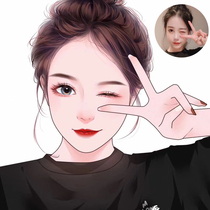 Portrait customization Real photo to hand-painted comics Portrait animation couple painting Micro-realistic hand-painted avatar customization