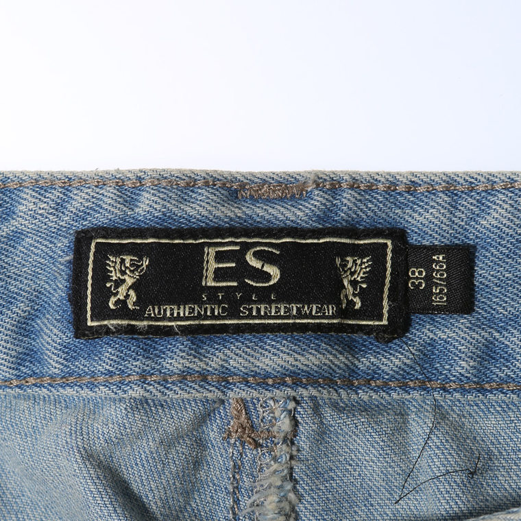艾格ES2015夏新品U水洗磨白七分牛仔裤15032314247吊牌价249元
