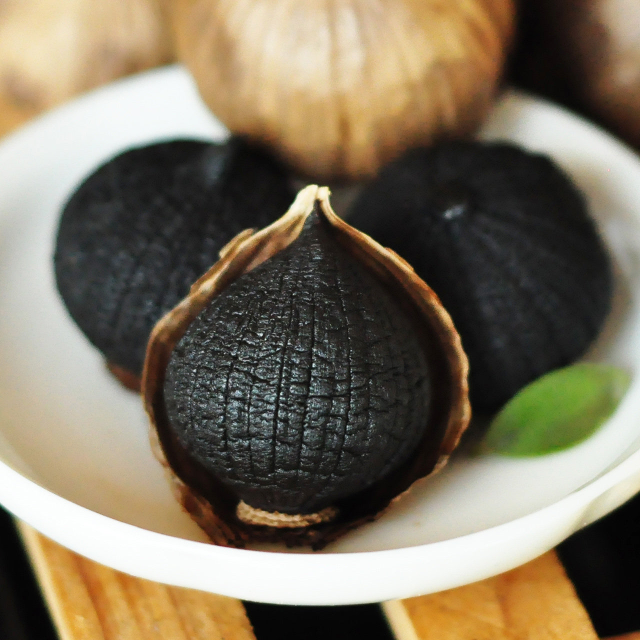 九胶堂黑蒜头独头黑蒜包邮 出口级山东发酵黑色黑大蒜头送礼400g