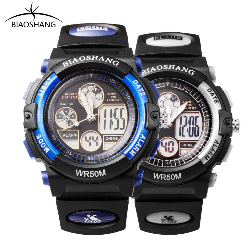 高清 表尚儿童手表防水夜光运动电子表女学生多功能手表儿童手表 男孩