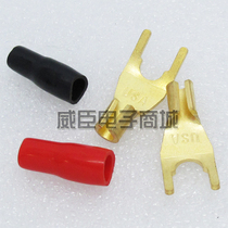 WIRING END FORK TYPE PRE-INSULATED WIRE EAR CUMIN NOSE FORK SPECIAL PLUG-SHAPED SOUND BOX INSERT U TYPE HEAD CONNECTED ACOUSTICS