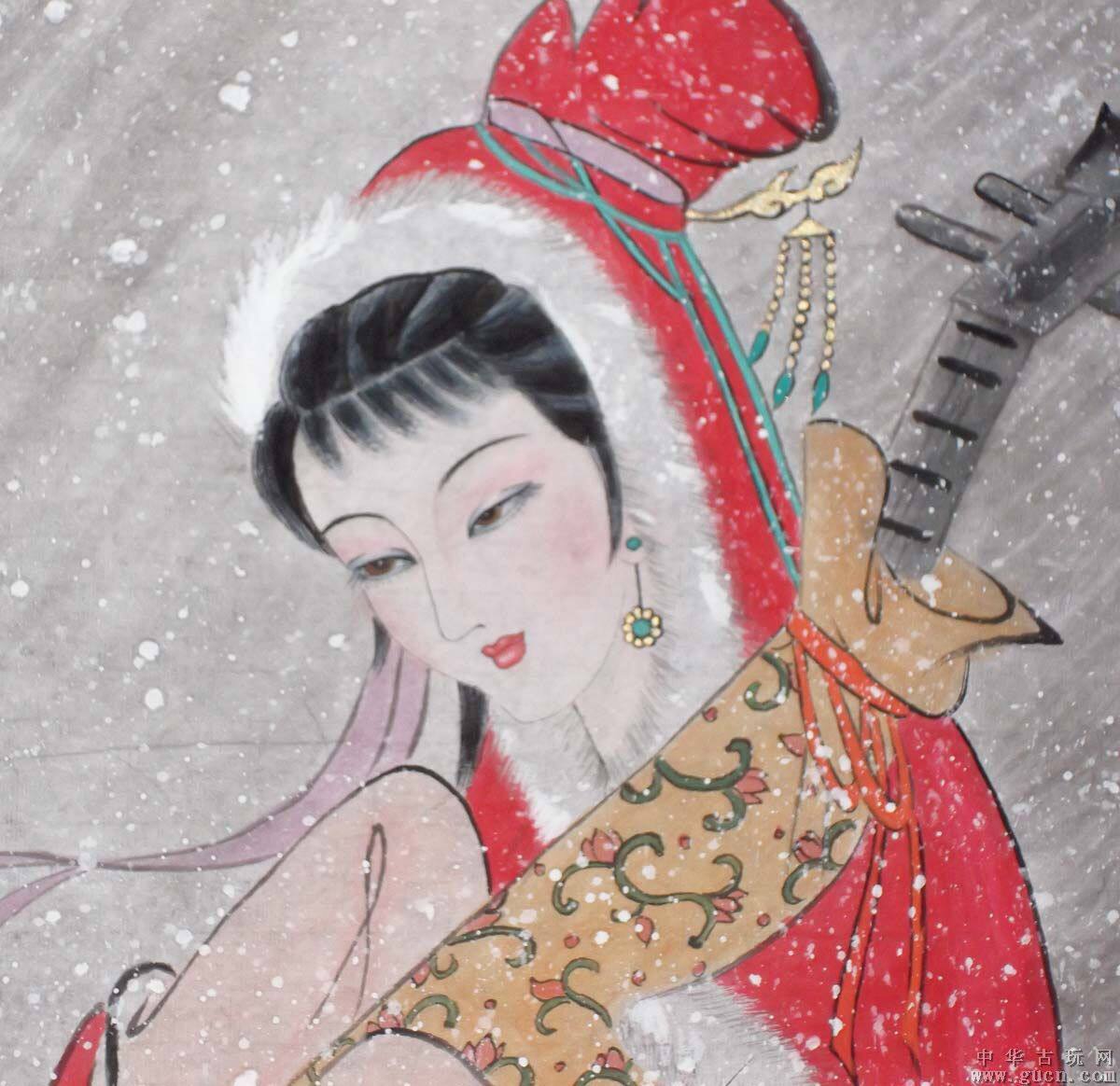 王昭君,原为汉宫宫女,长得十分美丽,又很有见识,毅然决定和呼韩邪成亲