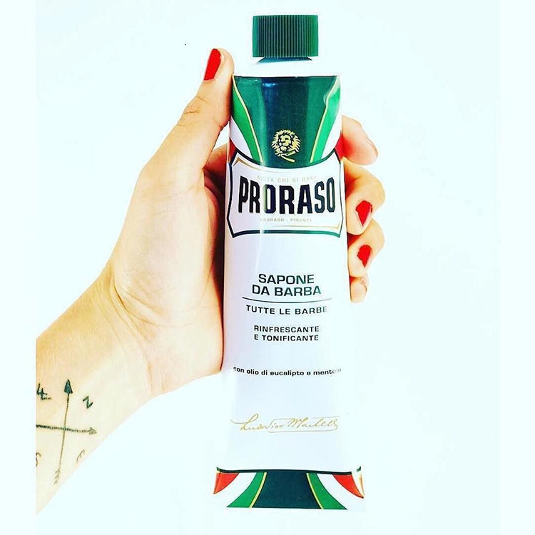 proraso意大利帕拉索refresh清爽桉树薄荷男士剃须软膏150ml