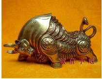 Large pure copper cow furniture furniture brass cow