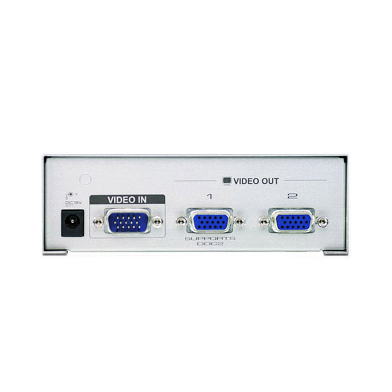 aten hongzheng vs92a 2-port video splitter 350mhz 65m iron shell one point two split screen