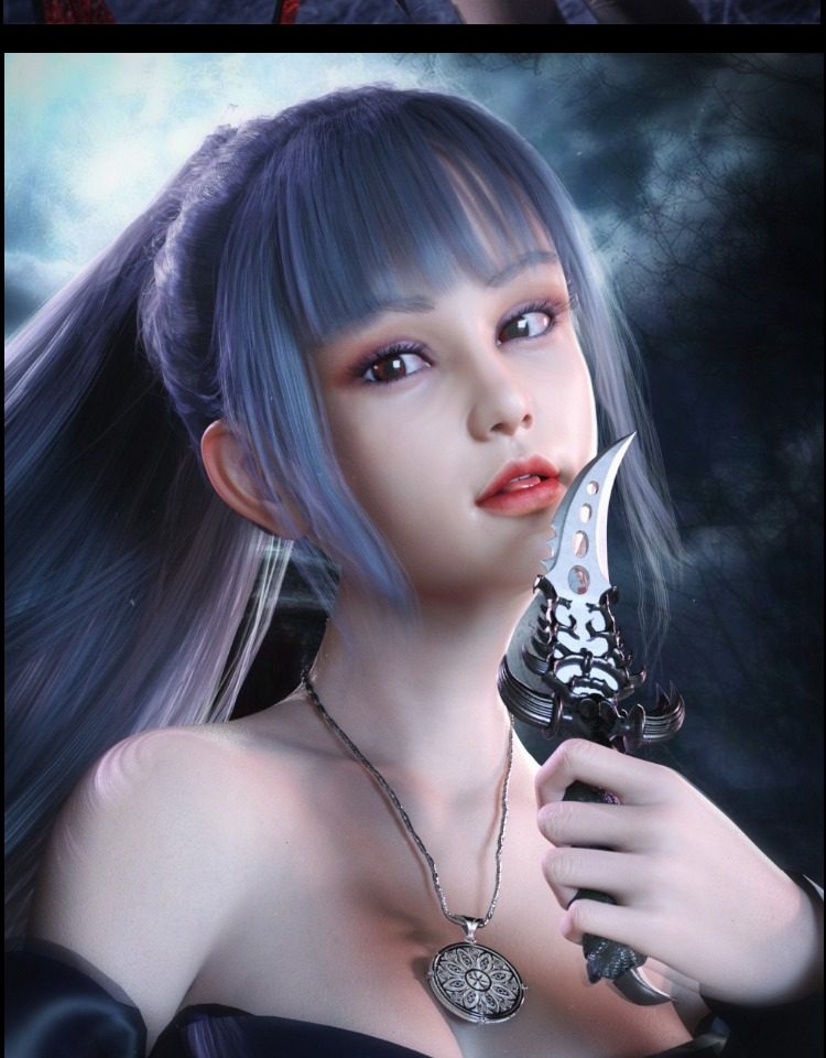 daz3d studio 亚洲美女人物模型素材m01可导maya max u3d ue4 cc3