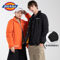 Dickies left chest printed cotton coach jacket autumn new quilted liner thick jacket men 8008