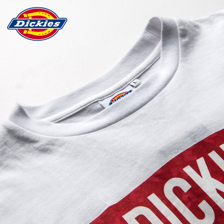 Dickies2015全棉休闲夏装 男士印花短袖T恤 百搭纯色152M30WD46