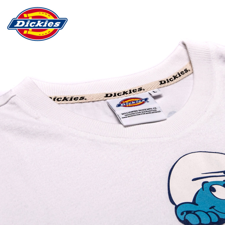 Dickies2015夏季新品 蓝精灵印花短袖T恤男 磨毛面料潮152M30EC22