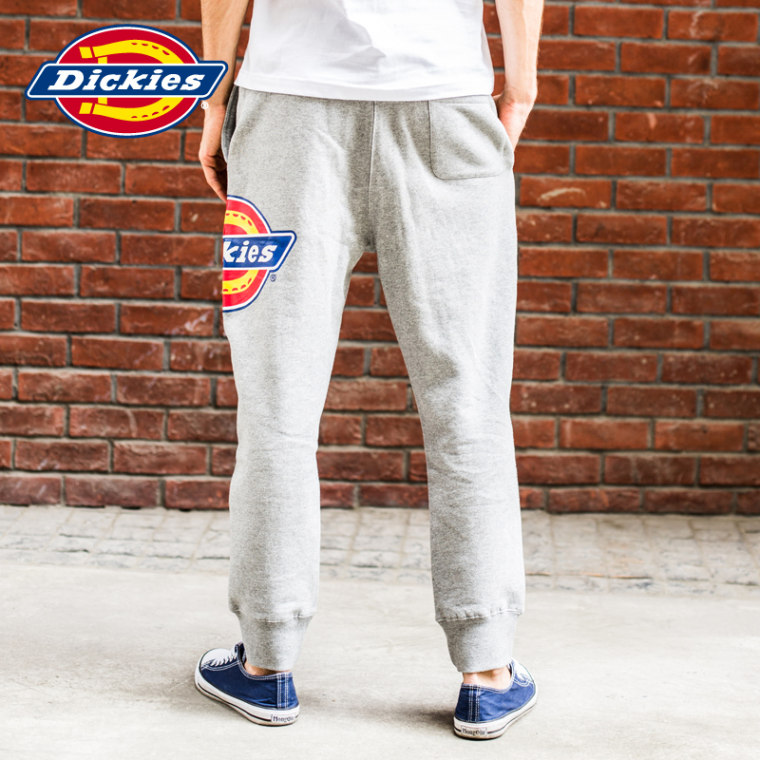 Dickies2015经典dickies logo印花抓绒卫裤143M30WD14