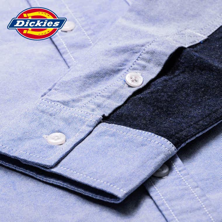 Dickies2015秋季新款长袖衬衫 男装修身全棉牛津纺衬衣153M20WD06