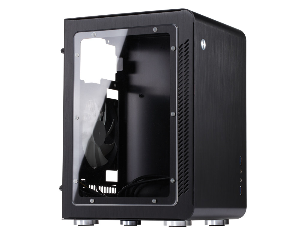 jonsbo乔思伯u2miniitx迷你机箱带电源支架带底部滤网