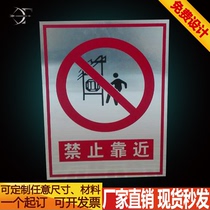 Close to 30X40 Fire Protection Signer Safety Alert Card Fire ID Card Prompt Plate Aluminum Plate