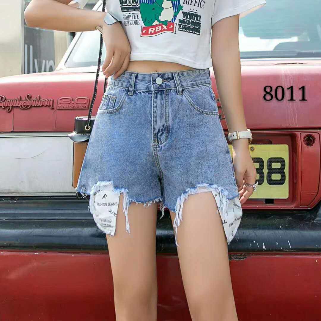 泫雅风牛仔短裤女高腰夏新款宽松a字阔腿显瘦粗腿网红热裤潮