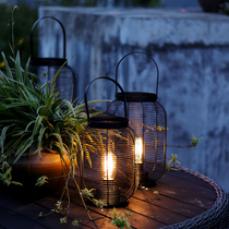 Candlestick ornaments Nordic romantic Chinese outdoor modern simple floor-to-ceiling hotel decoration iron candle holder