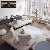 LigneRoset freehand space small sofa Nordic living room Simple bedroom small apartment Chaise longue two-person recliner