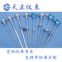 K-type thermocouple PT100 thermal resistance armored wear-resistant corundum thermocouple and other specifications customized to make up the difference