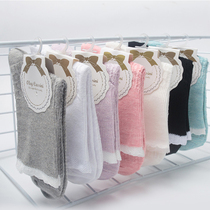 Japan foreign trade original single pregnant women socks moon socks summer thin cotton wide mouth socks postpartum maternal socks