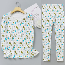 Pregnant women autumn clothes and long trousers cotton feeding milk clothes moon clothing pregnant postpartum cotton sweater womens base shirt warm size