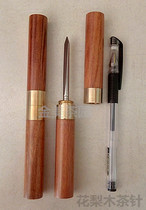 Tea needle Puer tea knife solid wood Tea Needle tea cutting tool sandalwood tea needle stainless steel tea needle tea opening tool