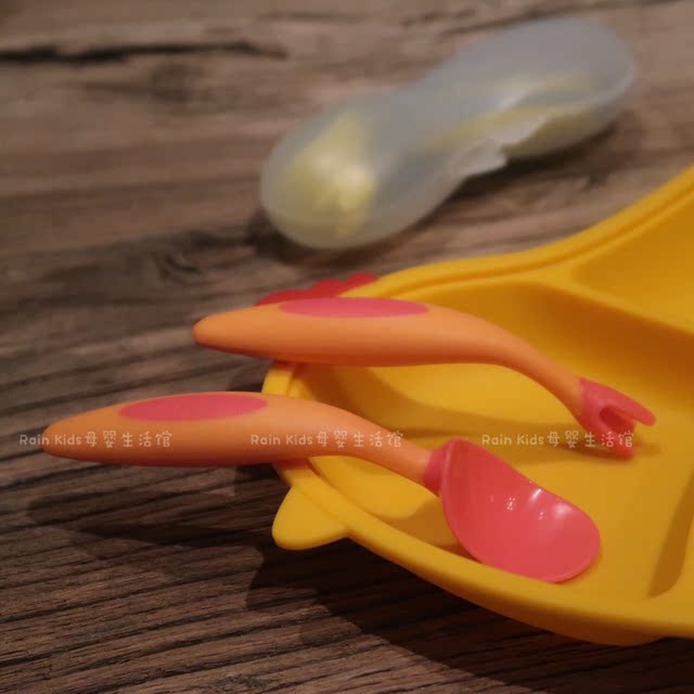 Australian bbox baby training fork spoon elbow spoon b.box baby learning spoon portable food feeding spoon tableware