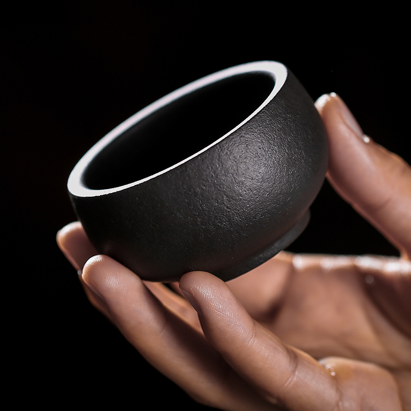 JiaXin lava rock - cup sample tea cup individual CPU master cup small round cup of kung fu tea cup mat