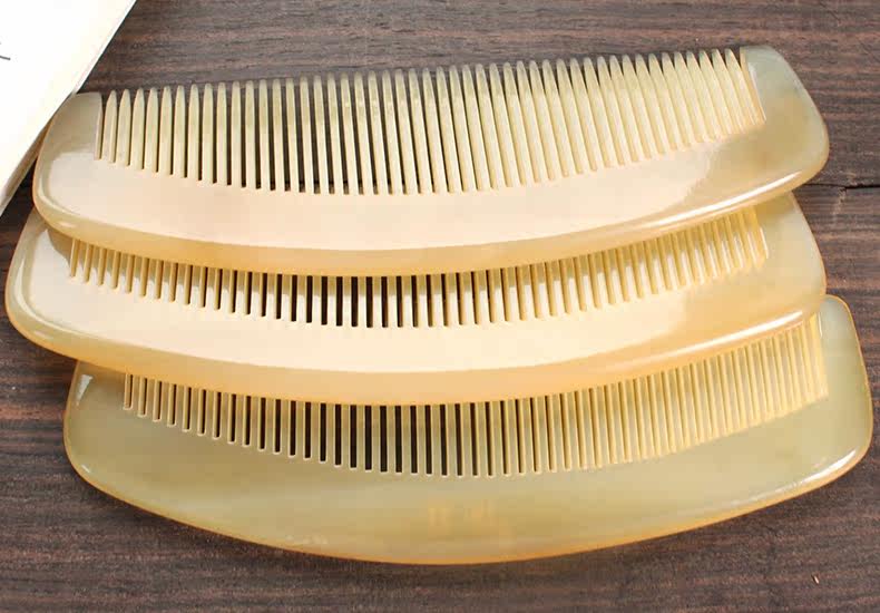 梳閣天然白角梳子y013無柄大號梳 媽媽們愛的外婆梳 老料陰乾去味