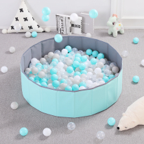 Foldable household baby round ocean ball pool wave ball bubble storage toy free inflatable ball pool fence