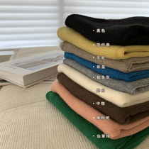 MUKOK Turtleneck Sweater Womens 2022 Autumn and Winter New Slim Slim Slim Bottom Knitwear Solid Color Wool Top