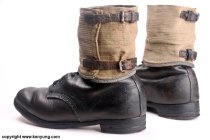 A pair of German leggings in World War II