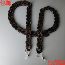 Retro Simple Bar-Windows Chain Acrylic Sunglasses Nerveying Mirror Avoid Glasses Chain Creative Gravure Glasses Chain