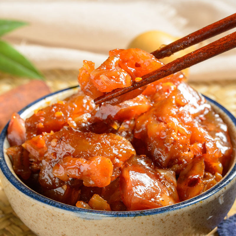 温州特产天一角卤牛蹄筋即食零食真空小包装500g卤味牛肉牛筋熟食