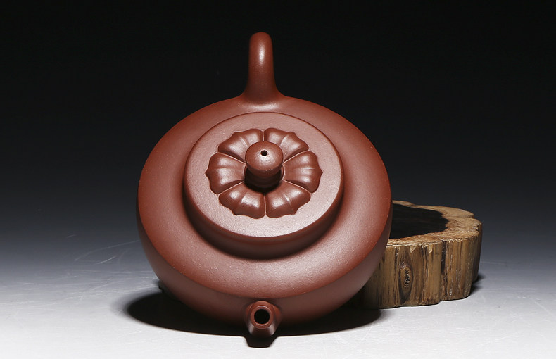 国家级工艺美术师 纪小锡《菱花壶》家藏底槽青 紫砂壶收藏