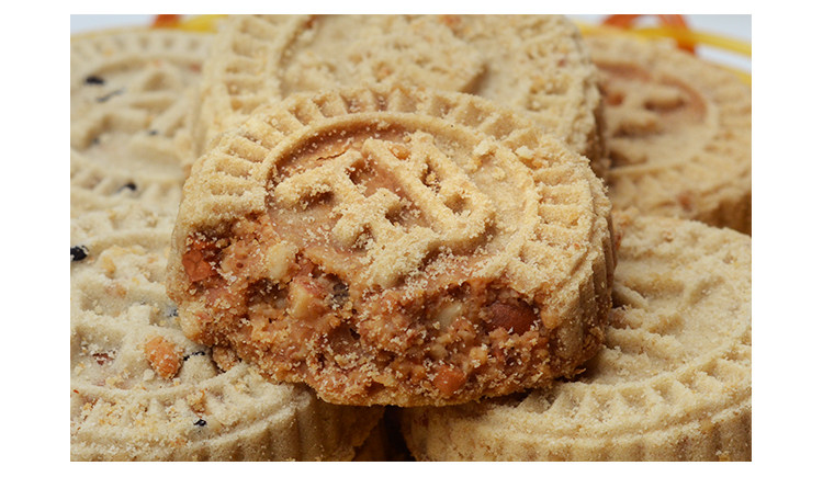 惠州特产龙门达源咸香炒米饼杏仁芝麻绿豆饼花生馅客家饼淮山糕点