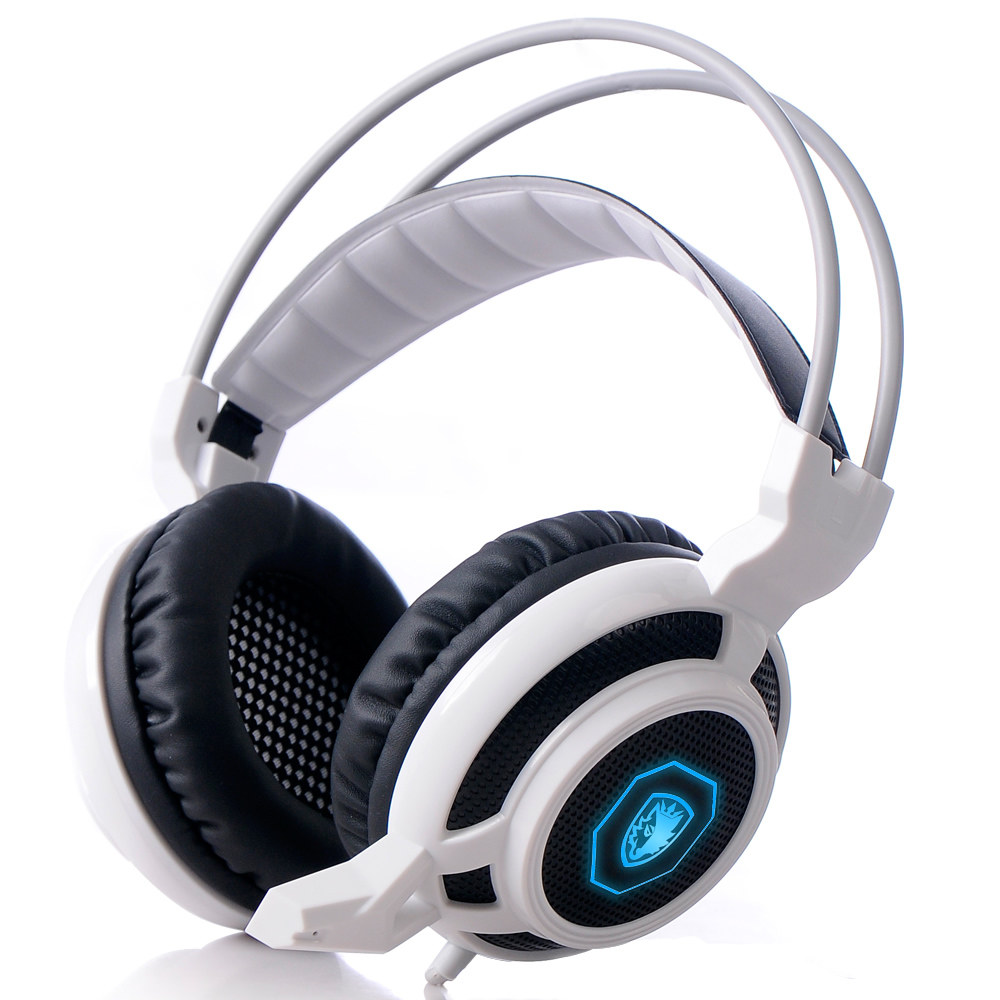 sades/赛德斯魔羽笔记本台式电脑耳机头戴式游戏耳麦重低音语音