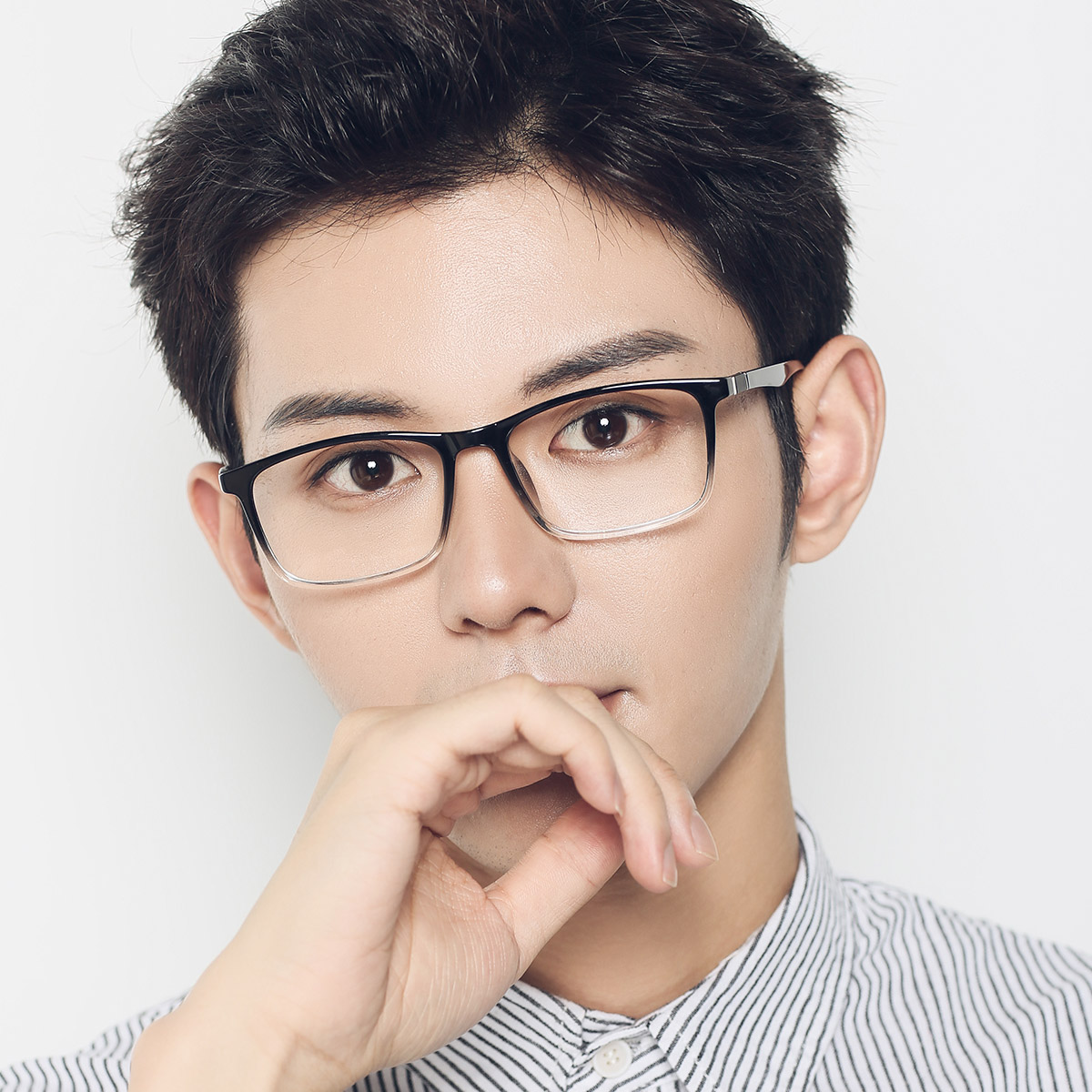 复古文艺成品近视眼镜男全框防蓝光辐射平光镜可配变色镜商务潮