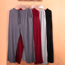 Foreign trade mens and womens pajama pants thin spring and summer modal home trousers mens home pants large size pajama pants mens trousers