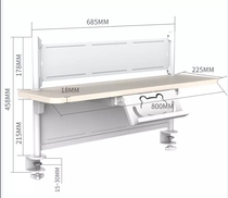 Music storage bracket electric lifting table universal multi-layer bookshelf childrens learning table detachable shelf non-punching