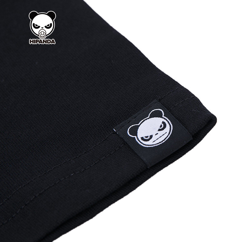 hipanda你好熊猫新款设计潮牌儿童款暴力熊基本t