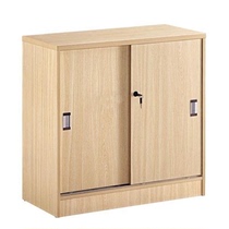 Office filing cabinet office cabinet door cabinet wooden short cabinet plate sliding door data Cabinet moving door cabinet